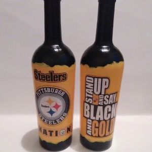 Steelers Nation Wine Bottle Set